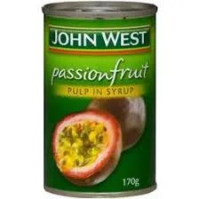 Tinned passionfruit pulp